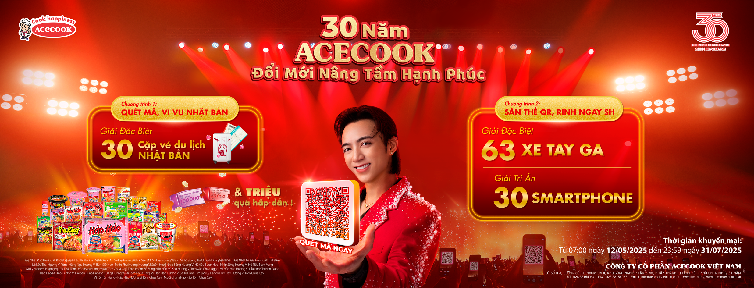 Acecook Việt Nam – 30 năm đổi mới nâng tầm hạnh phúc