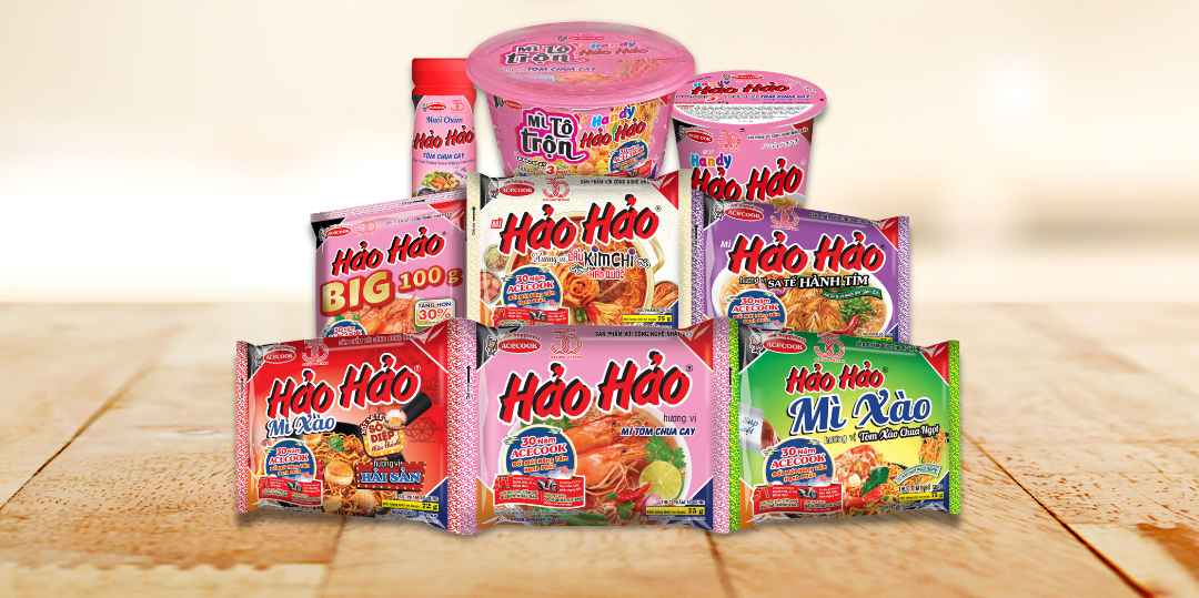 Hảo Hảo đã trở thành thương hiệu mì ăn liền quen thuộc được nhiều người Việt Nam tin dùng.
