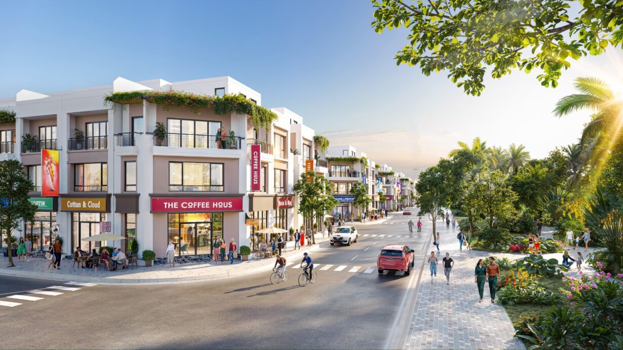 Cư dân Vinhomes Green City được hưởng hệ sinh thái tiện ích đồng bộ giữa không gian xanh lên tới gần 40ha.