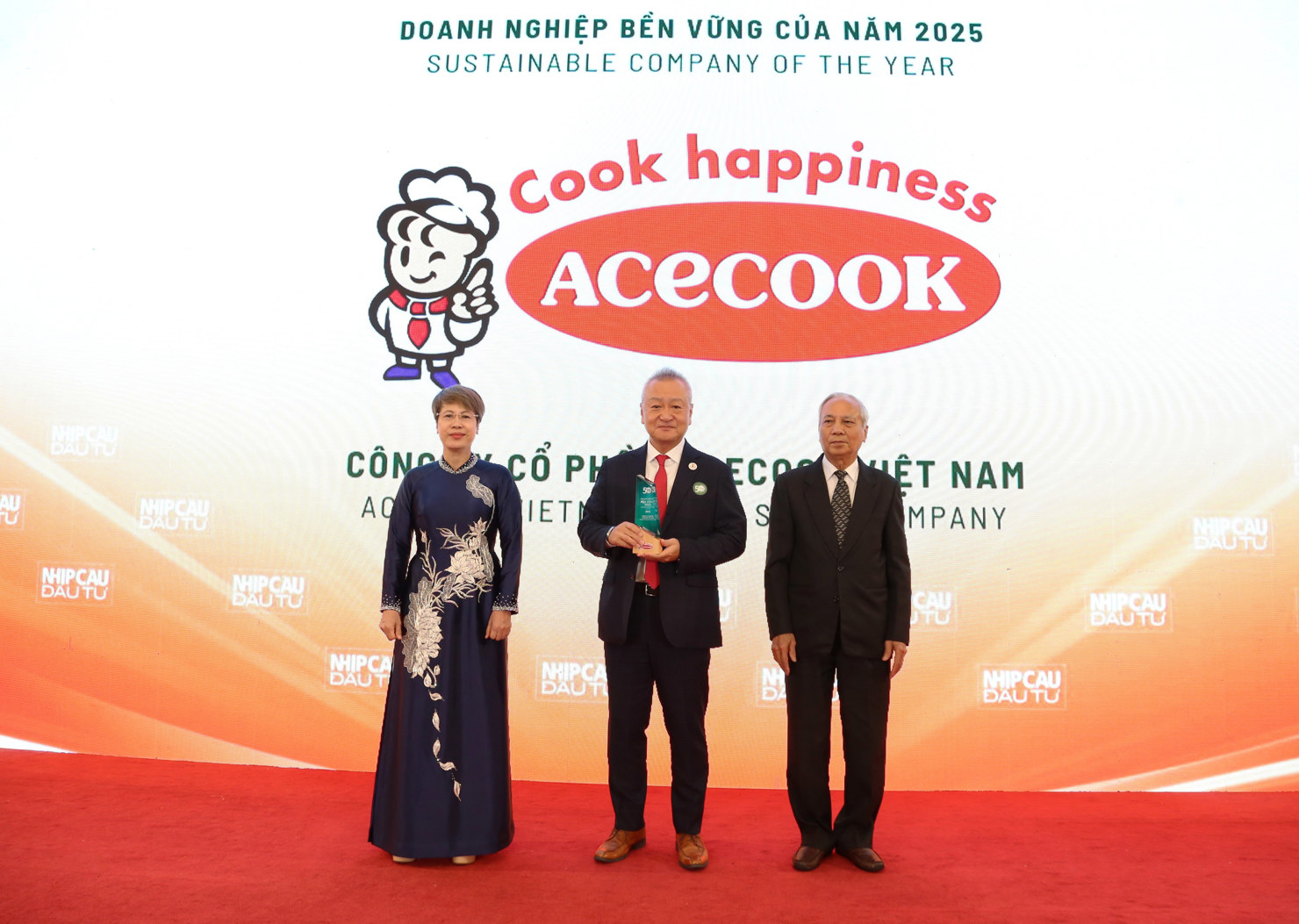 Acecook Việt Nam được vinh danh “Doanh nghiệp bền vững của năm 2025”.