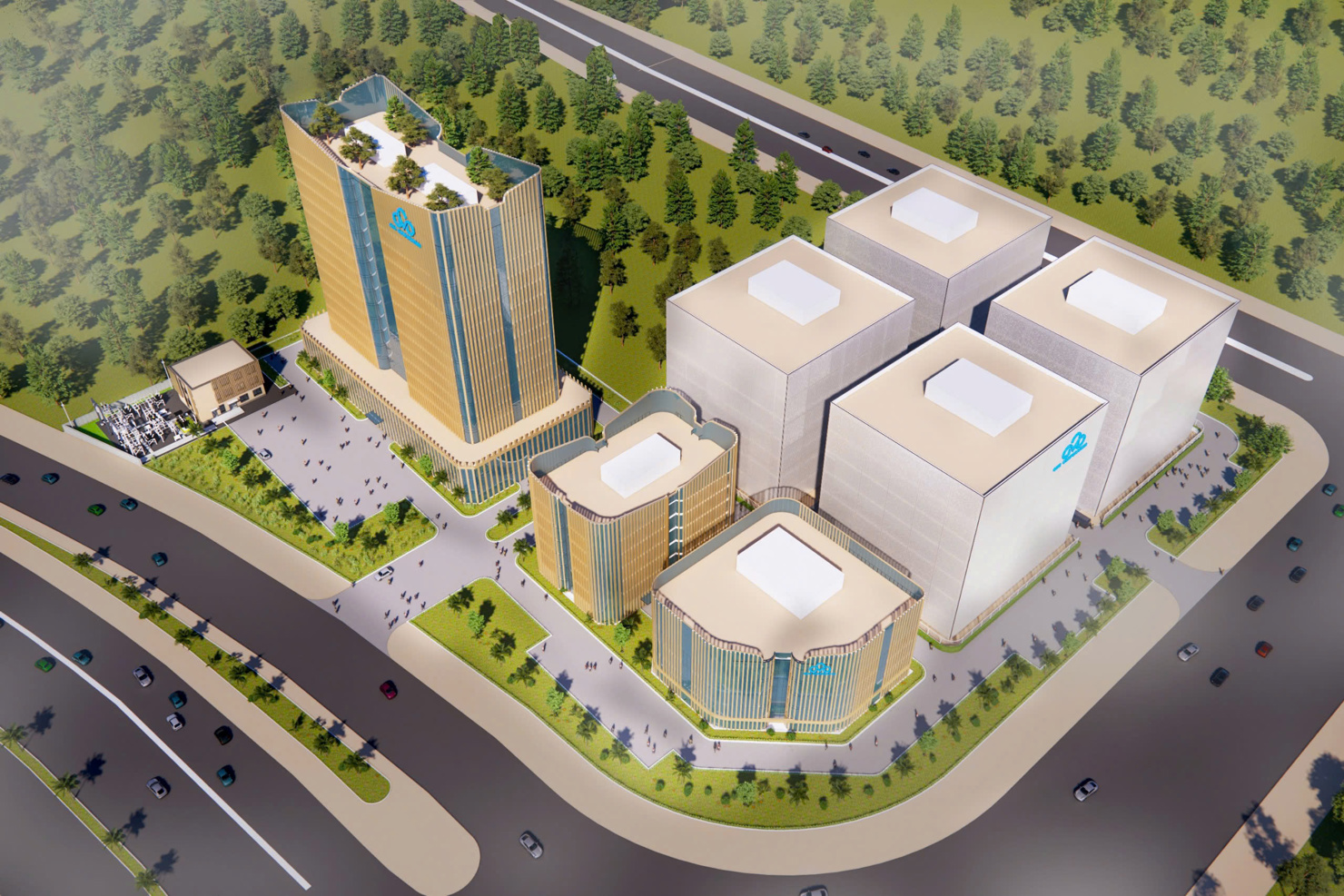 Dự án CMC Hyperscale DC có quy mô giai đoạn 1 là 30MW trị giá 250 triệu USD và quy mô giai đoạn tiếp theo là hơn 100MW, tổng vốn khoảng 1 tỷ USD. Ảnh: CMC