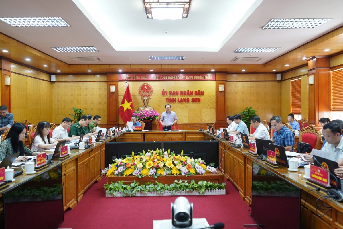  Hội nghị sơ kết công tác 6 tháng đầu năm, triển khai nhiệm vụ 6 tháng cuối năm 2025 của Ban Chỉ đạo xây dựng KKT cửa khẩu Đồng Đăng - Lạng Sơn
