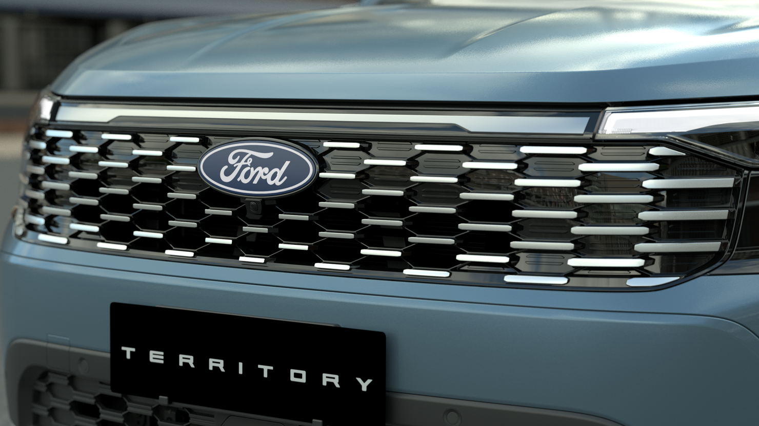 Ford Territory phiên bản mới được trang bị gương chiếu hậu trong xe tích hợp tính năng truyền hình ảnh trực tiếp, sử dụng camera 2 megapixel để phát video thời gian thực khu vực ngay phía sau xe. 