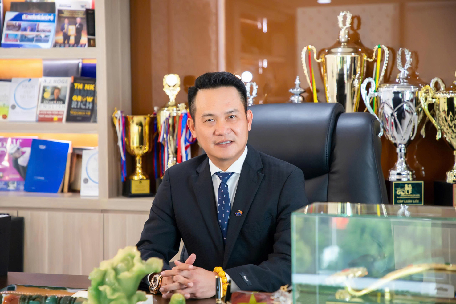 Ông Đặng Hồng Anh – Chủ tịch Hội Doanh nhân trẻ Việt Nam. Ảnh: Thu Trang