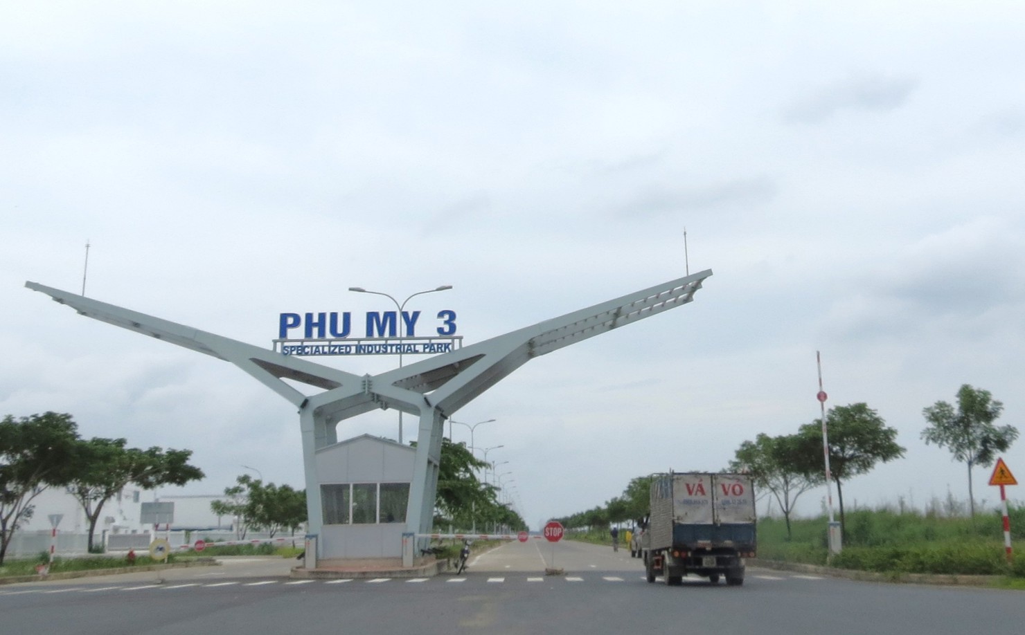 Khu vực đầu tư 3 dự án ở TP. Phú Mỹ (cũ) tập trung nhiều khu công nghiệp. Ảnh: Phạm Thọ