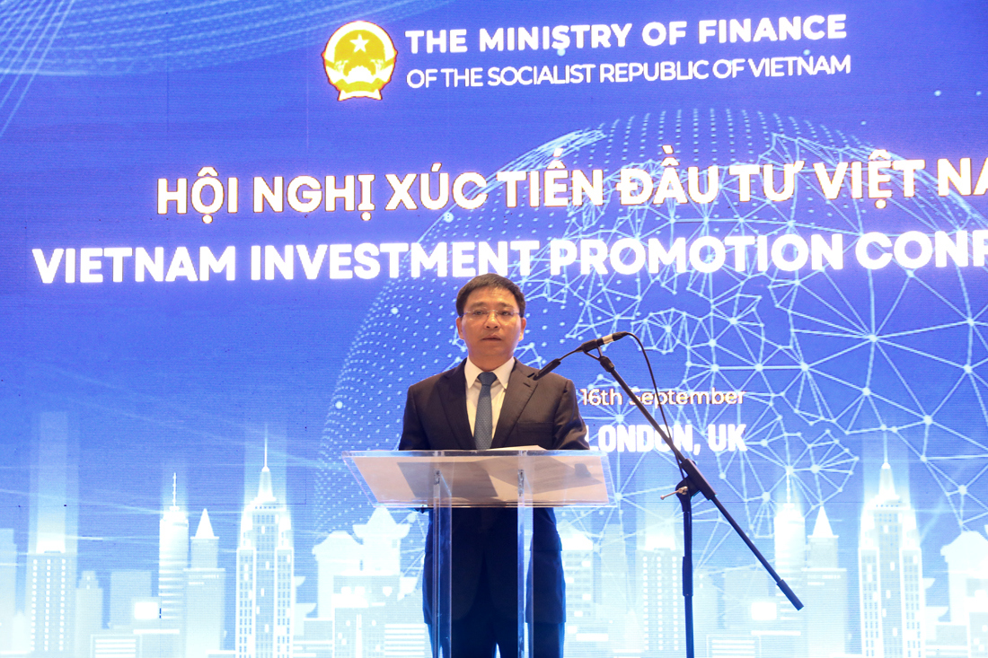 Bộ trưởng Bộ Tài chính Nguyễn Văn Thắng chủ trì Hội nghị xúc tiến đầu tư tại London - Vương quốc Anh.