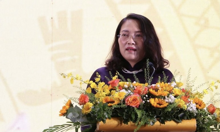 Phó Giám đốc Sở GD&ĐT TP. Hồ Chí Minh Trương Hải Thanh đề nghị các trung tâm chú trọng bồi dưỡng chuyên môn, quản lý. Ảnh: Lê Văn