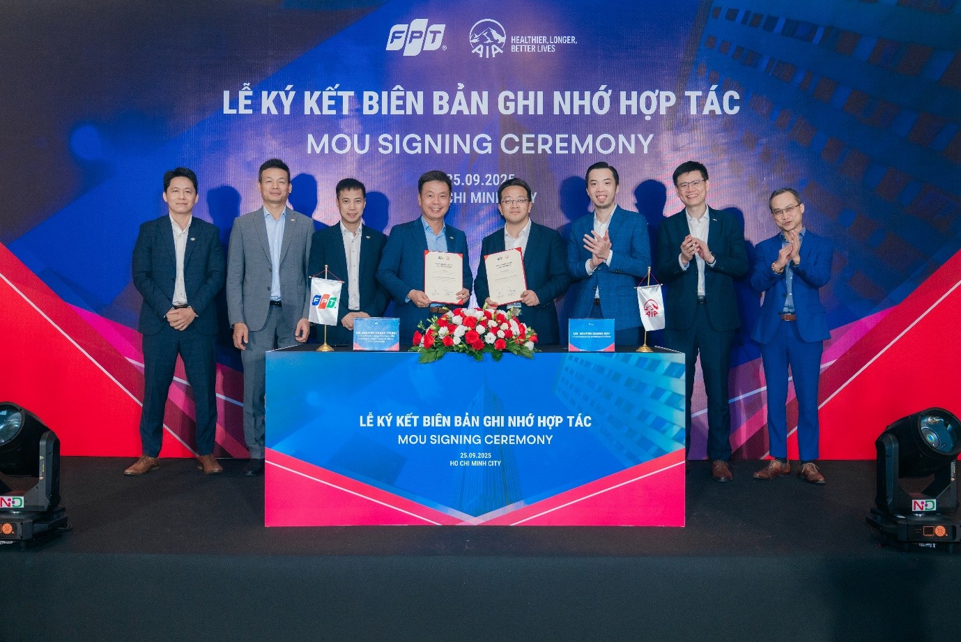 AIA Việt Nam và FPT hợp tác thúc đẩy chuyển đổi số lĩnh vực bảo hiểm sức khỏe