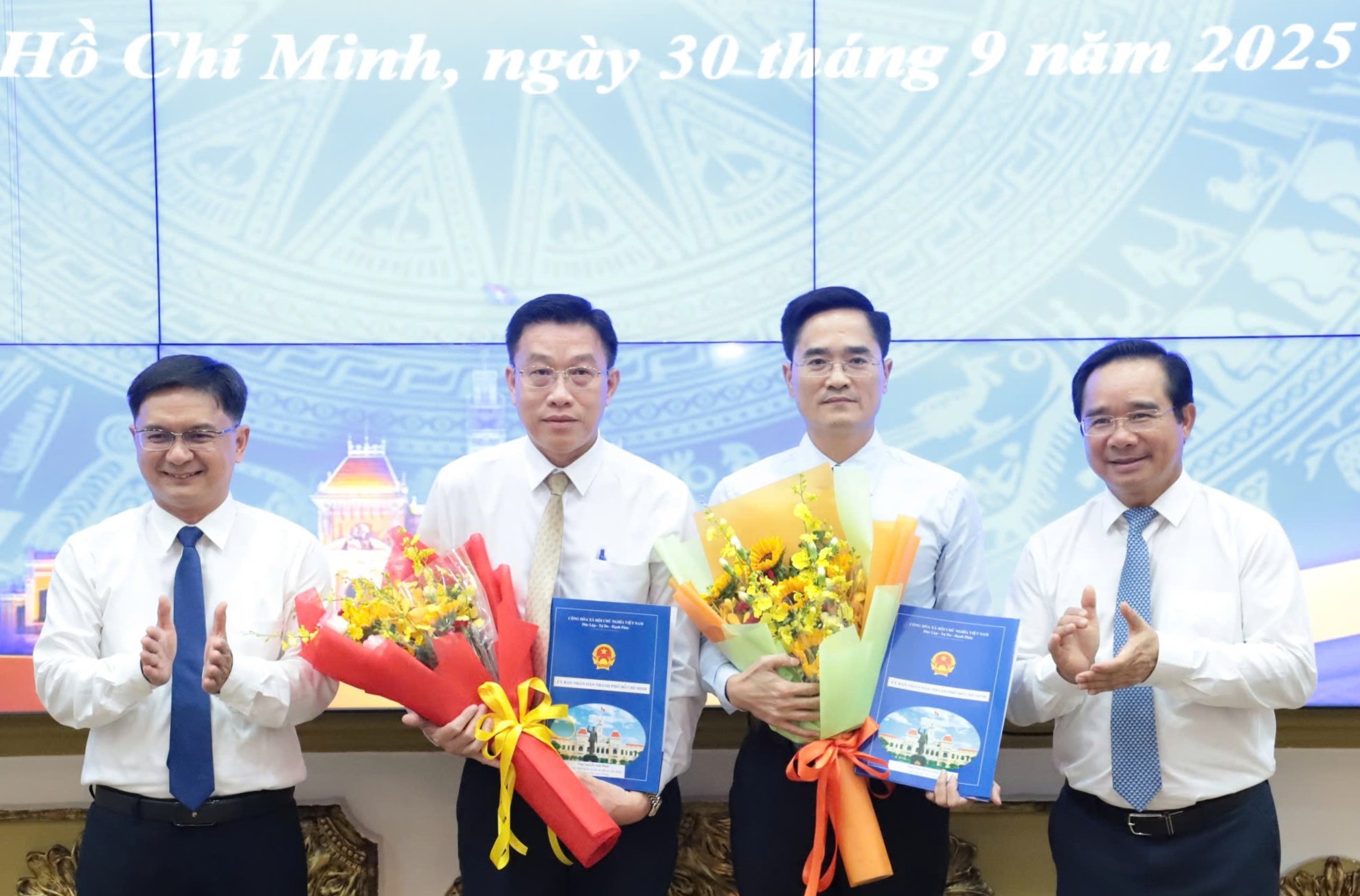 TP. Hồ Chí Minh bổ nhiệm hai giám đốc Sở và một Trưởng ban