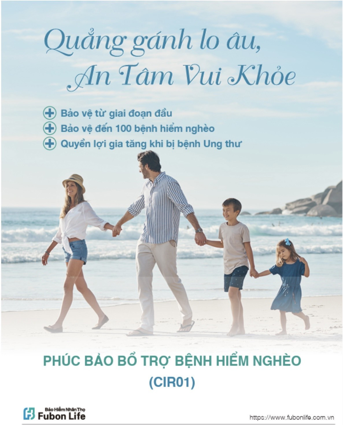 Sản phẩm Phúc bảo bổ trợ bệnh hiểm nghèo đồng hành cùng  cả gia đình vượt qua những rủi ro sức khỏe nghiêm trọng.