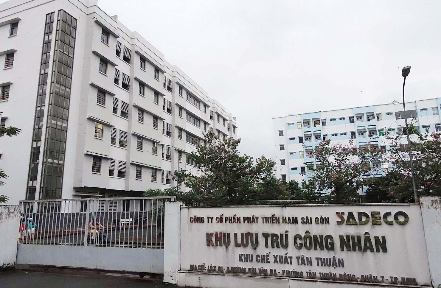 Khu nhà lưu trú cho công nhân ở Khu chế xuất Tân Thuận, TP. Hồ Chí Minh. Ảnh ST