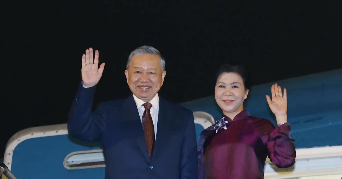 Tổng Bí thư, Chủ tịch nước Tô Lâm và phu nhân lên đường thăm cấp Nhà nước đến Trung Quốc Tổng Bí thư, Chủ tịch nước Tô Lâm và phu nhân lên đường thăm cấp Nhà nước đến Trung Quốc