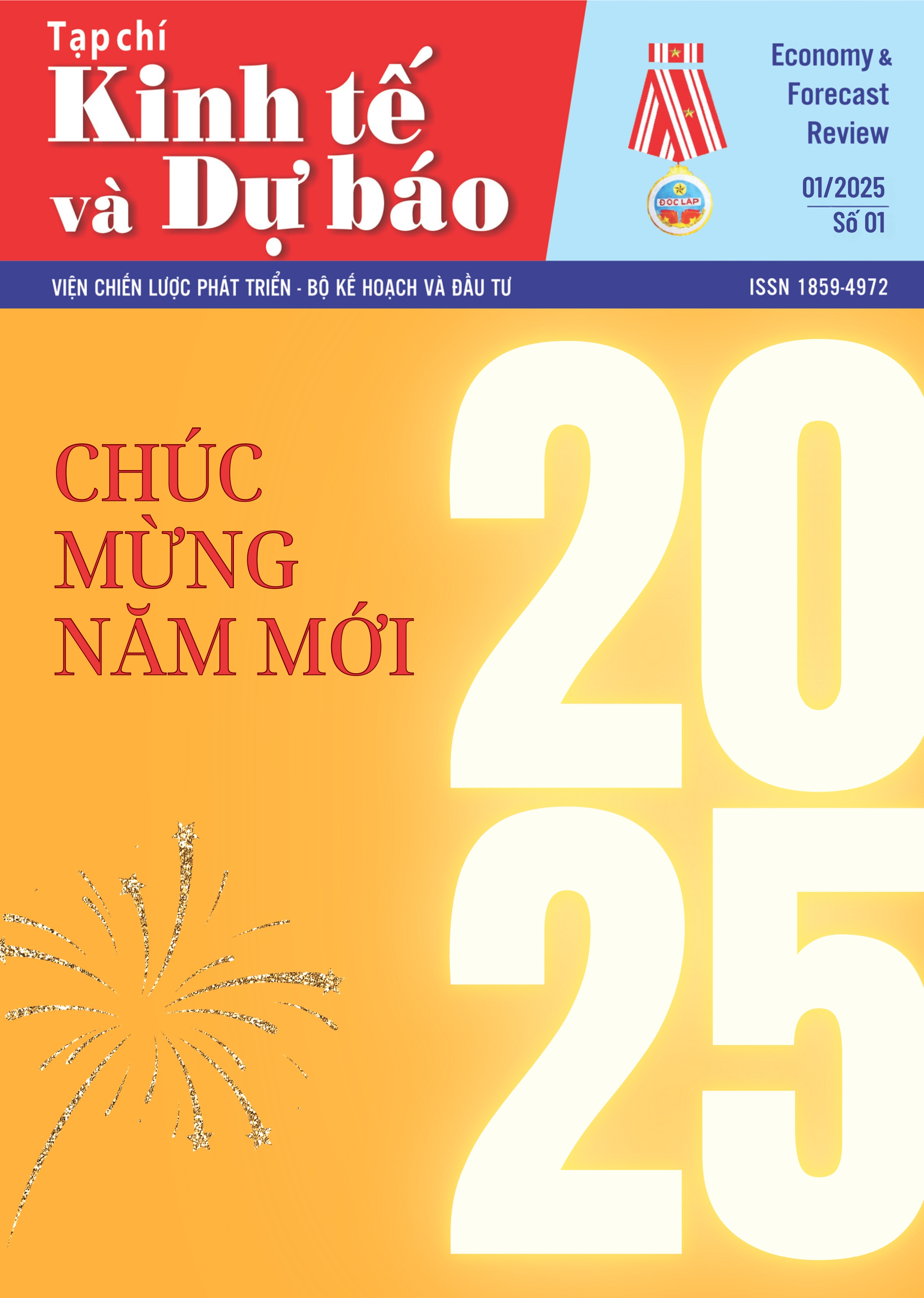 Giới thiệu Tạp chí Kinh tế và Dự báo số 01 tháng 1 (894)