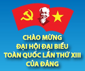 chao mung dai hoi dai bieu toan quoc lan thu xiii cua dang