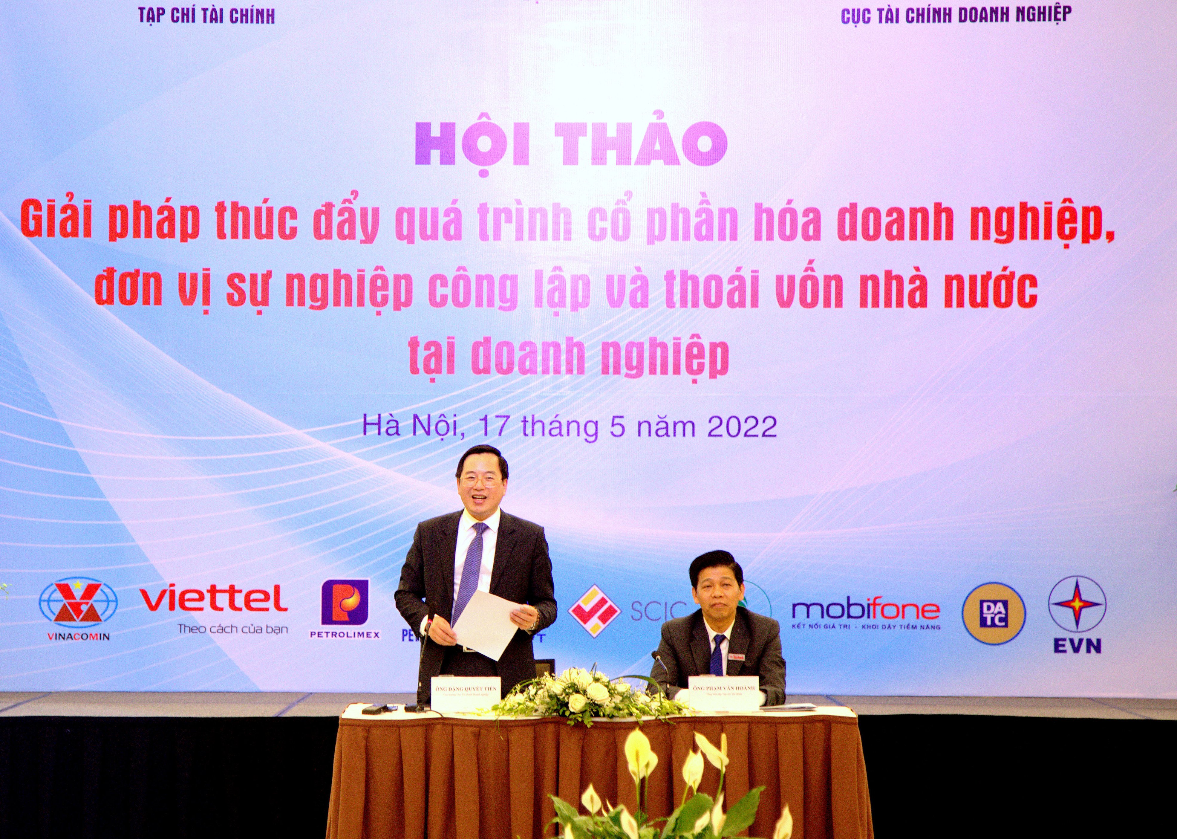 thuc day co phan hoa doanh nghiep don vi su nghiep cong lap va thoai von nha nuoc tai doanh nghiep