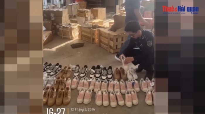 VIDEO: Hải quan cửa khẩu quốc tế Bình Hiệp phát hiện nhiều hàng nghi giả mạo nhãn hiệu nổi tiếng