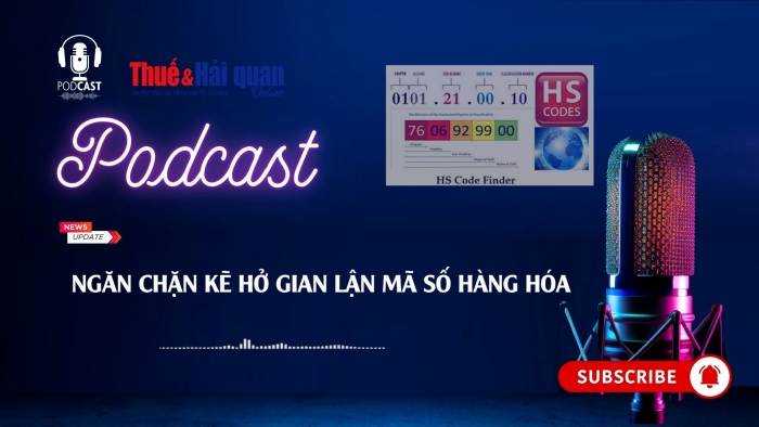 PODCAST: Ngăn chặn kẽ hở gian lận mã số hàng hóa