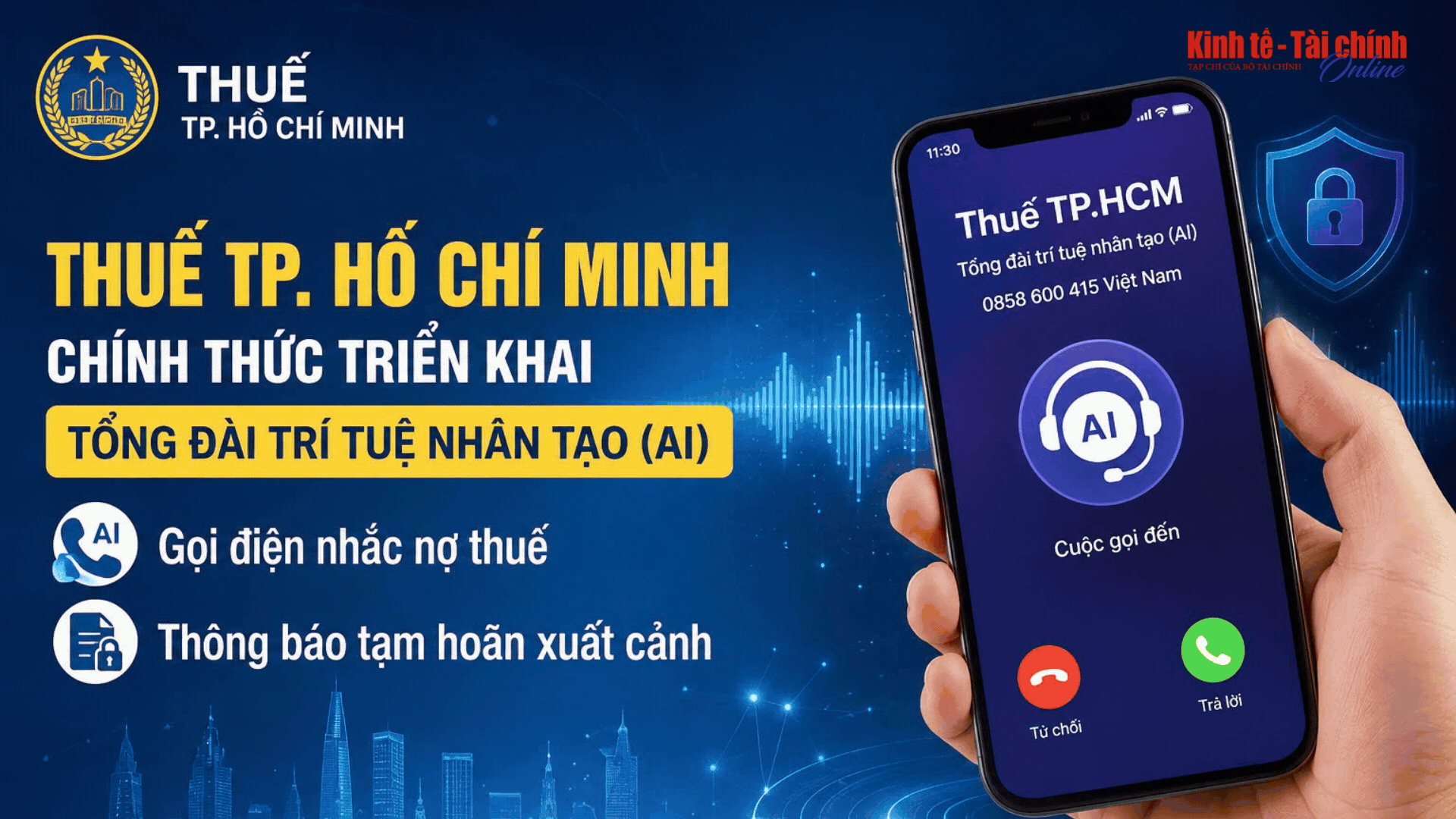 VIDEO: Cách phân biệt cuộc gọi thật từ Tổng đài AI Thuế TP. Hồ Chí Minh và chiêu trò lừa đảo