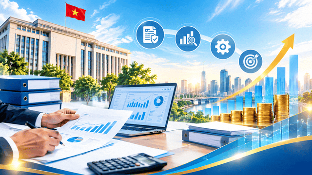 PODCAST: Bộ Tài chính gắn hoàn thiện thể chế, điều hành tài khóa với mục tiêu tăng trưởng