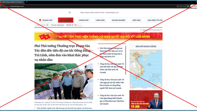 VIDEO: Cảnh báo vấn nạn giả mạo website Bộ Tài chính để chiếm đoạt tài sản