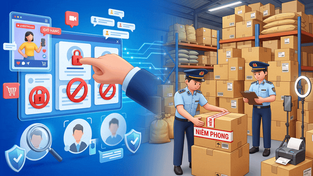 PODCAST: Quyết liệt chống hàng giả online: Từ xử lý tài khoản ảo đến niêm phong kho thực